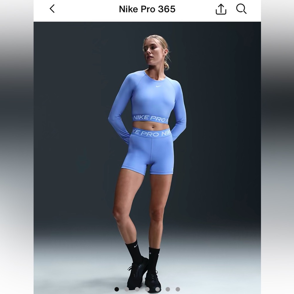 Nike Pro 365 5” Shorts - Royal Pulse/White